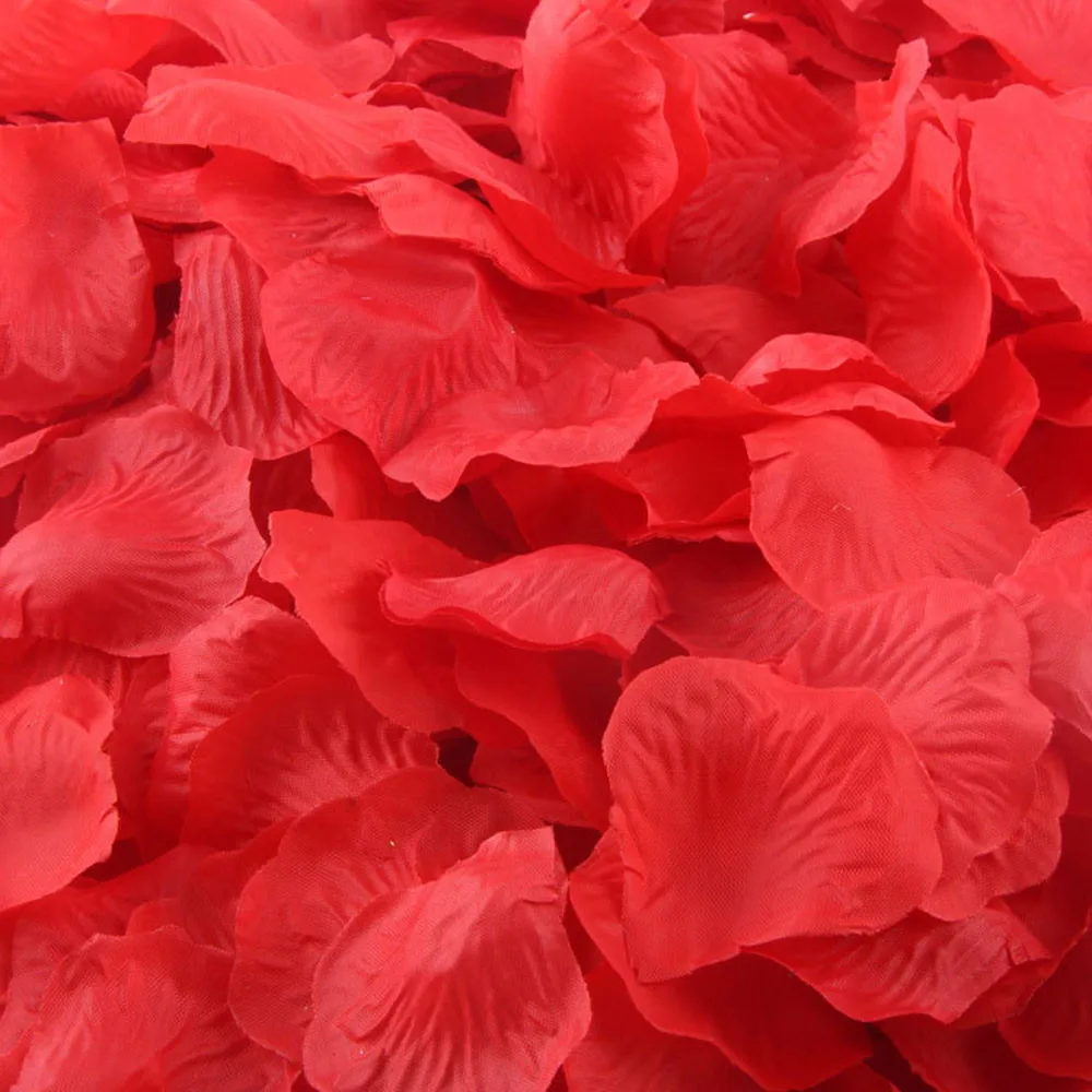 

Artificial Rose Petals Wedding Party Flower Decor 200pcs Beautiful Lifelike Red Artificial Flower For Home Decor