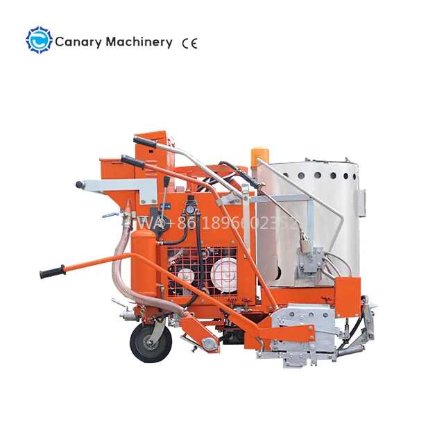 CR02 Engine-Powered Road Marking Machine 1000m/h for Pavement Marking Lines