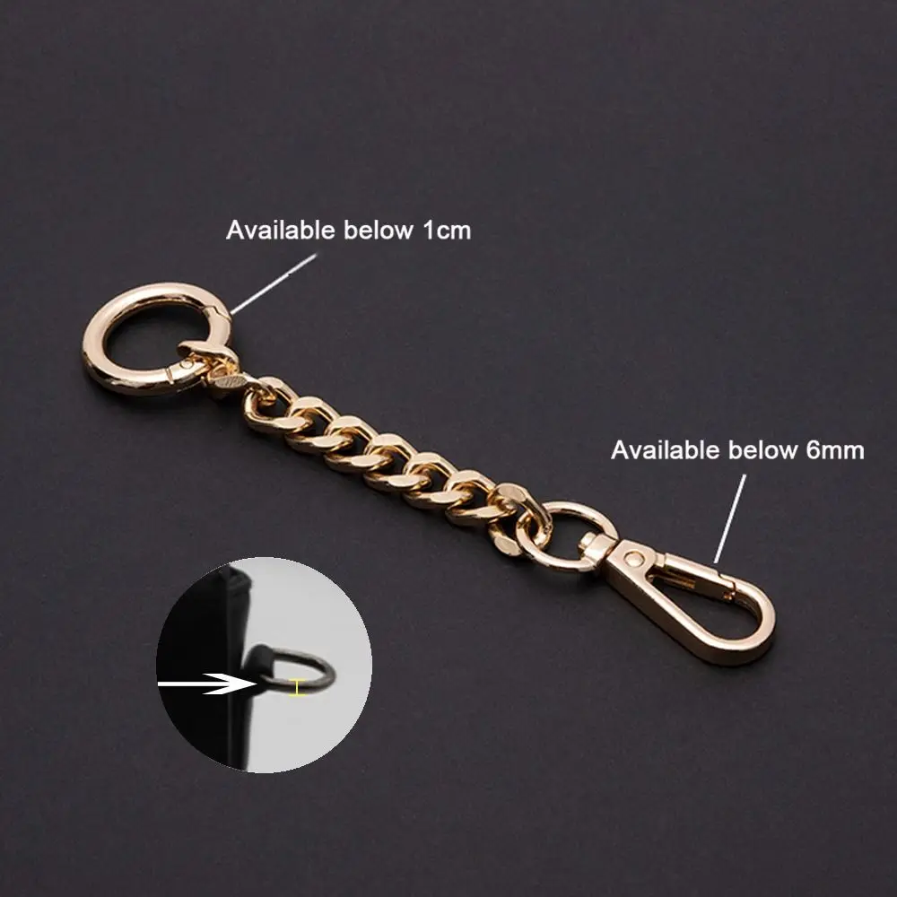 1PC 15cm Extension Bag Chain Short Metal Purse Chain Strap Handbag Handle Replacement Chains For Extend Shoulder Bag Strap