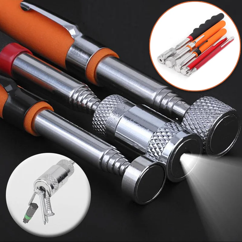 Mini Portable Telescopic Magnetic Magnet Pen Handy Tool Capacity For Picking Up Nut Bolt Extendable Pickup Rod Stick Retractable