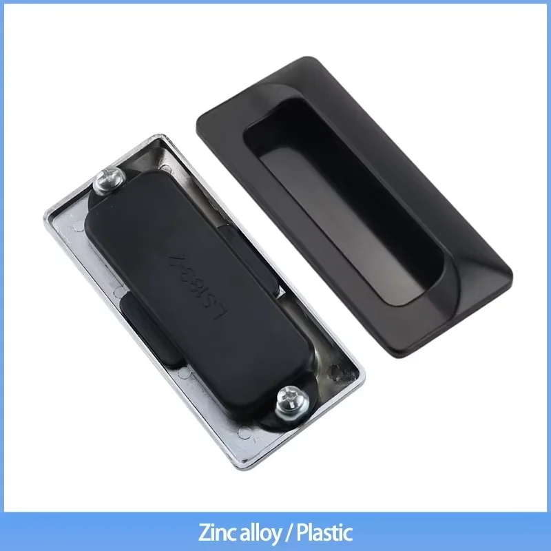 

Zinc Alloy Concealed Embedded Handle Industrial Equipment Handheld Electrical Control Cabinet Embedded Sliding Door Lock