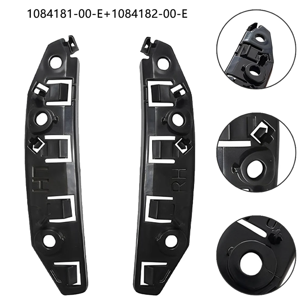 1pair Bumper Bracket Left+Right Front Bumper Bracket Support Holders For Tesla Model 3 1084181-00-E,1084182-00-E Car Bumper Part