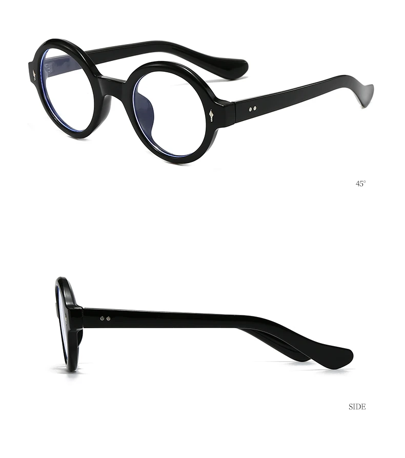Vintage Comfort Outdoor Casual Shades Damen Runde Rahmen Brillen Männer Mode Beliebte Einfache Leichte Sonnenbrille – Detail 12