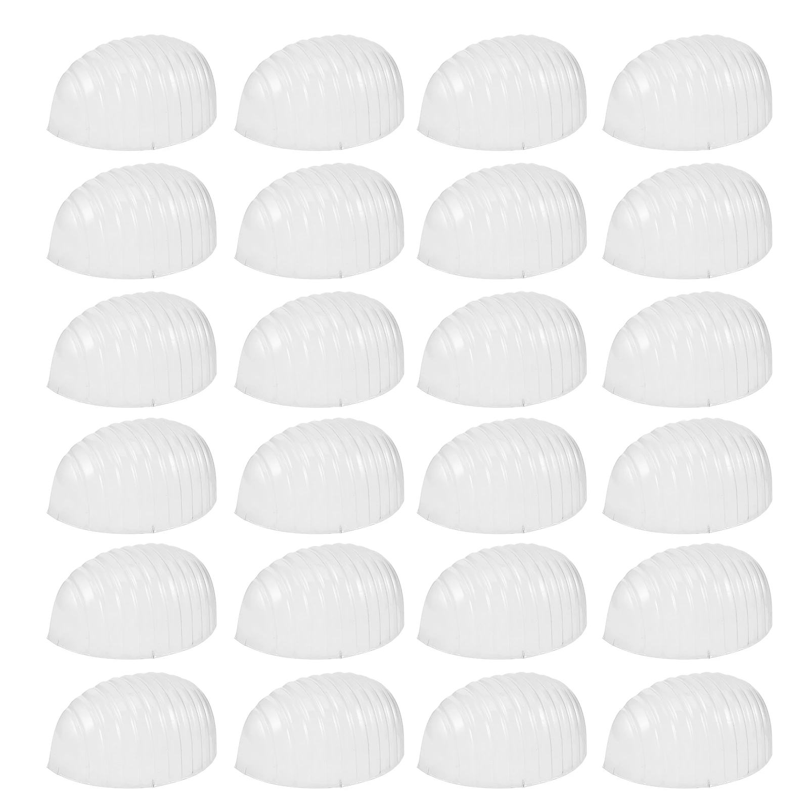 

50pcs Baseball Cap Support Shaper Visor Insert Filling Bump Inserts For Plastic Caps Hard Hat Liner Cap Shaper