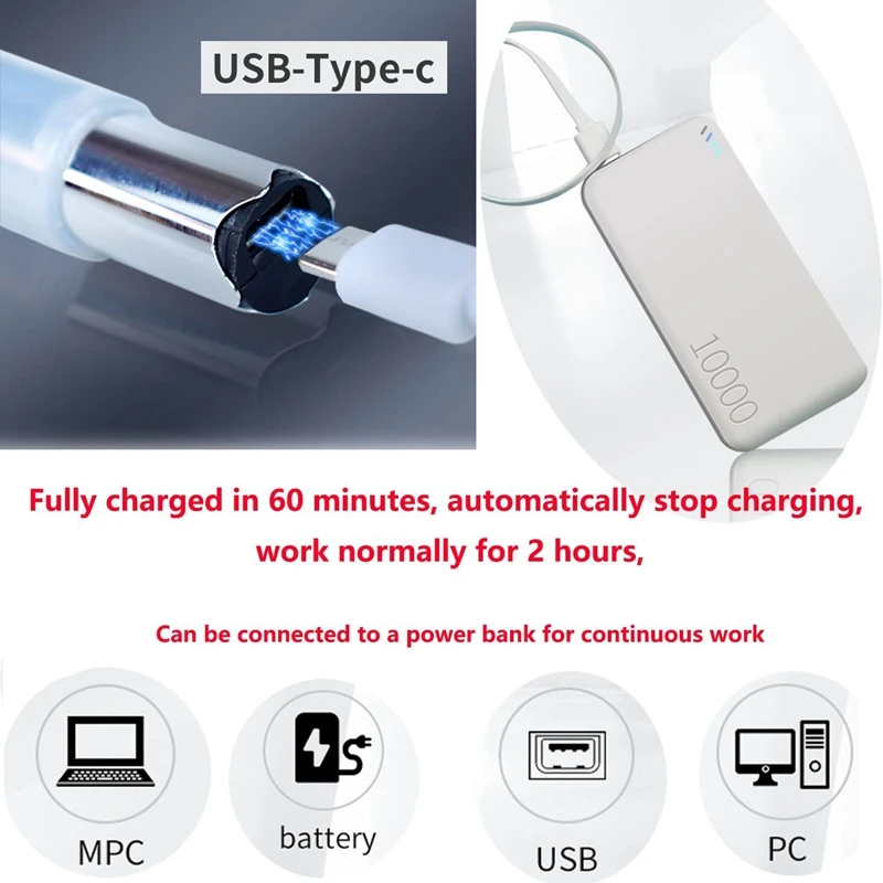 Electric Micro-Engraving Pen USB Rechargeable Engraving Machine With 36 Bits, Portable Mini Engraving Tool