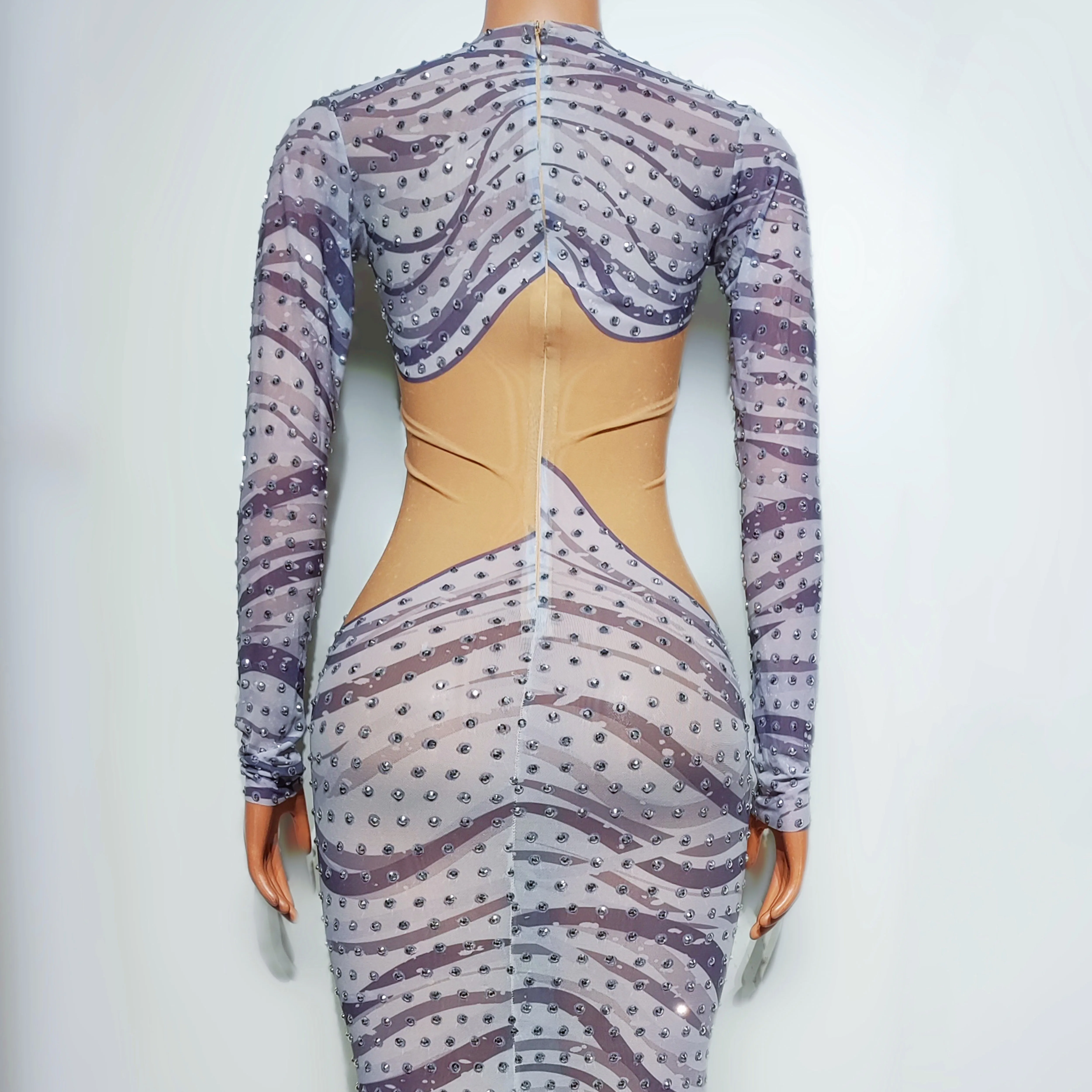 풀 다이아몬드 퍼스펙티브 슬림 핏 롱 스커트, 나이트 클럽 바, 여성 가수 DJ, 섹시한 무대 공연, 댄스 팀, 파티 테마 쇼