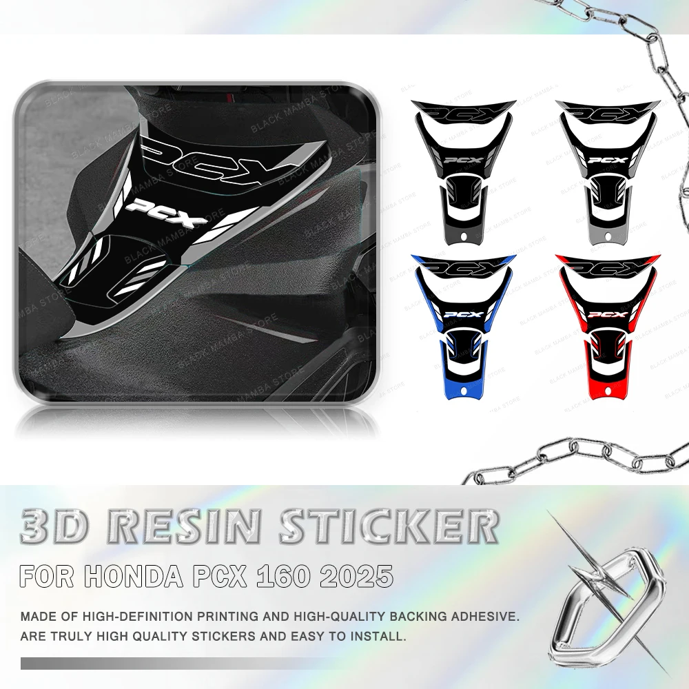 

For Honda PCX 160 PCX160 2025 Motorcycle Accessories 3D Epoxy Resin Waterproof Tank Pad Protective Sticker