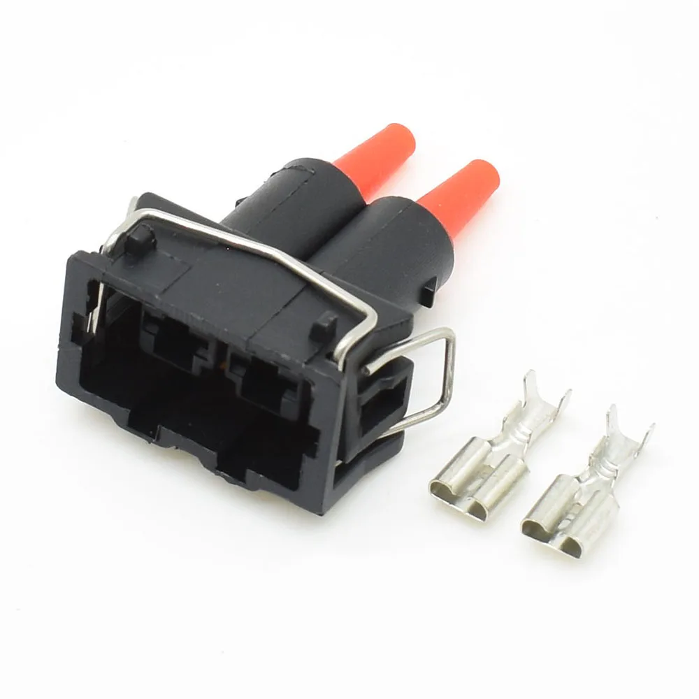 1-20 مجموعات 2 دبوس أنثى ذكر موصل 357951772 الكهربائية السيارات الصوت القرن موصلات التوصيل 357 951 772 لشركة فولكس فاجن