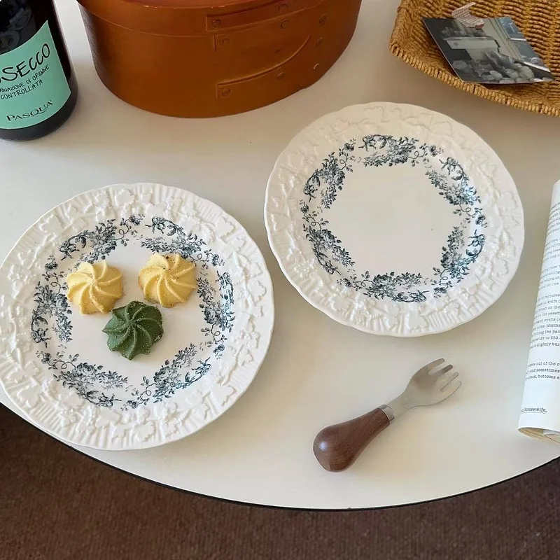 plato-de-ceramica-con-diseno-floral-estilo-frances-para-frutas-postres-y-comida-occidental-ideal-para-el-hogar-y-la-cocina-regalo-Unico
