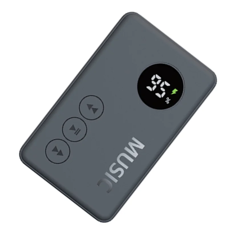 FFYY-자동차 오디오 Bluetooth 5.3 어댑터, LED 디스플레이가 있는 2-In-1 송신기 수신기, 무선 Aux 연결