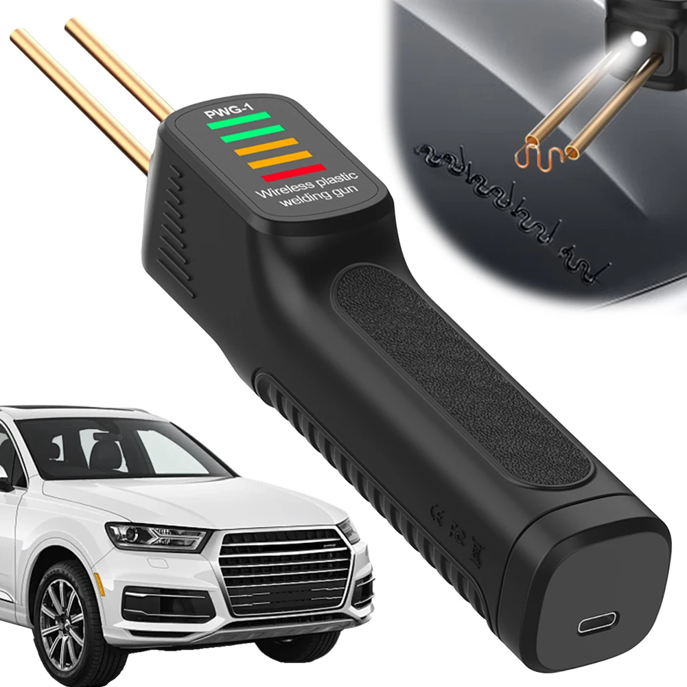 

300W Plastic Welding Machine 200pcs Hot Stapler PVC Welder Gun Soldering Iron Heat Gun for Car Bumper Repair Tools