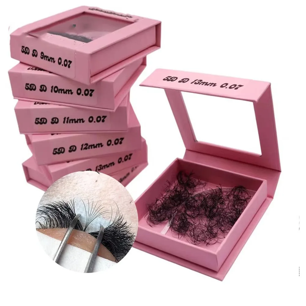 

3D-20D Sharp Pointy Stem Premade Volume Loose Fans 1000 Fans 0.05/0.07mm Lash Slim Base Promade Russia Volume Fans Eyelash