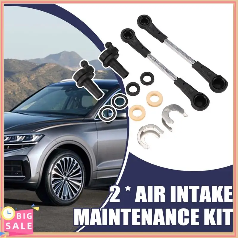 Better-10Pcs 2.7 3.0 Tdi 자동차 공기 흡입 매니 폴드 흡입 파이프 소용돌이 플랩 수리 키트 A4 A5 A6 A7 A8 For Touareg 059198212