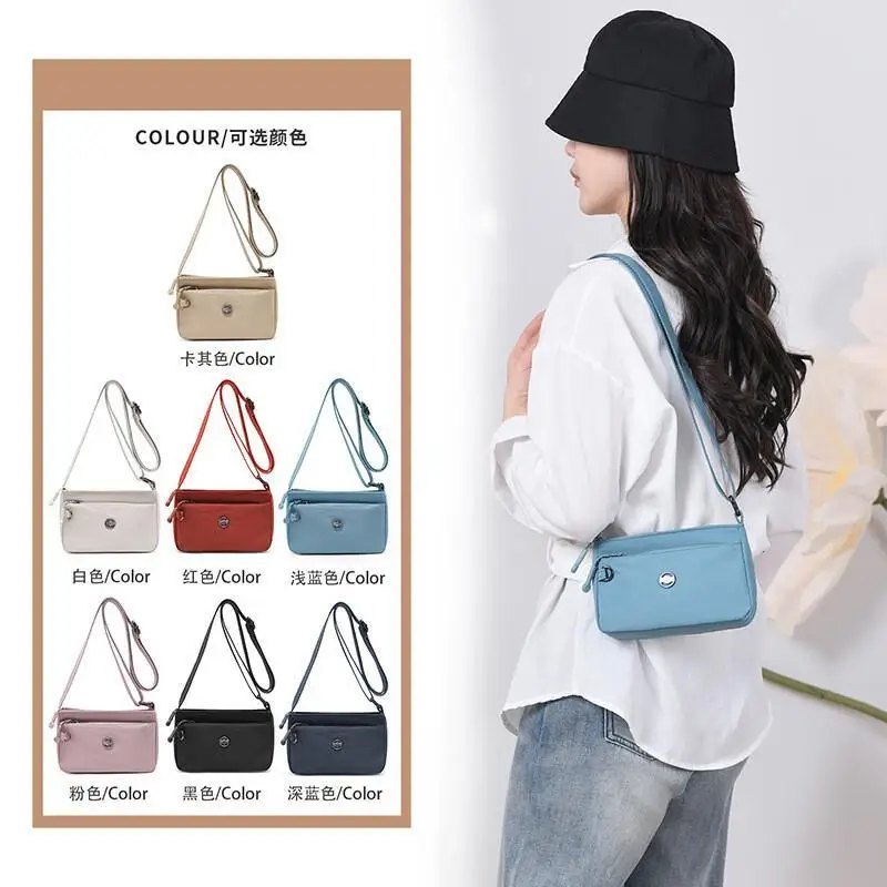 حقيبة يد كروس نسائية جلدية عصرية جديدة ذات سعة كبيرة ومتعددة الوظائف للسفر قابلة للطي ومحمولة للتخزين المقاوم للماء