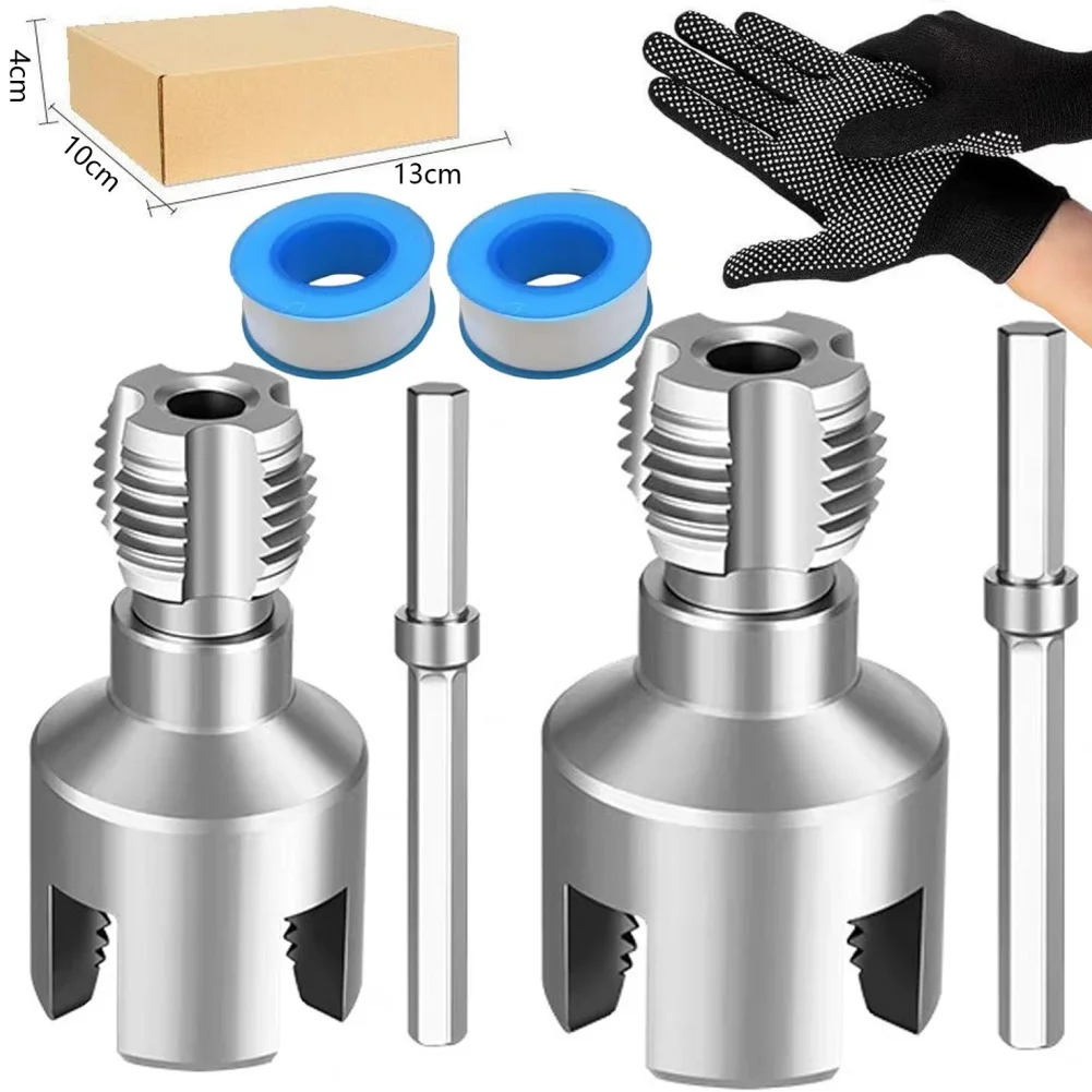 Pipe Threading Extraction Tool Internal And External Pipe Threading Tool Quick Repair For PPR PVC Plastic Pipes