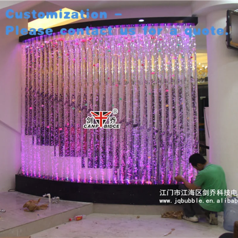 custom.Factory Direct Sale Bubble Lamp Acrylic Pillars Hall Decoration Bubble Wall Panel LED Light Outdoor or In