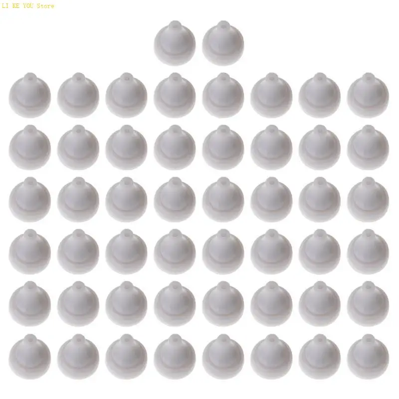 W3JE 50Pcs Shower Head Silicone Nozzles Bathroom Shower Head Accessories Enduring