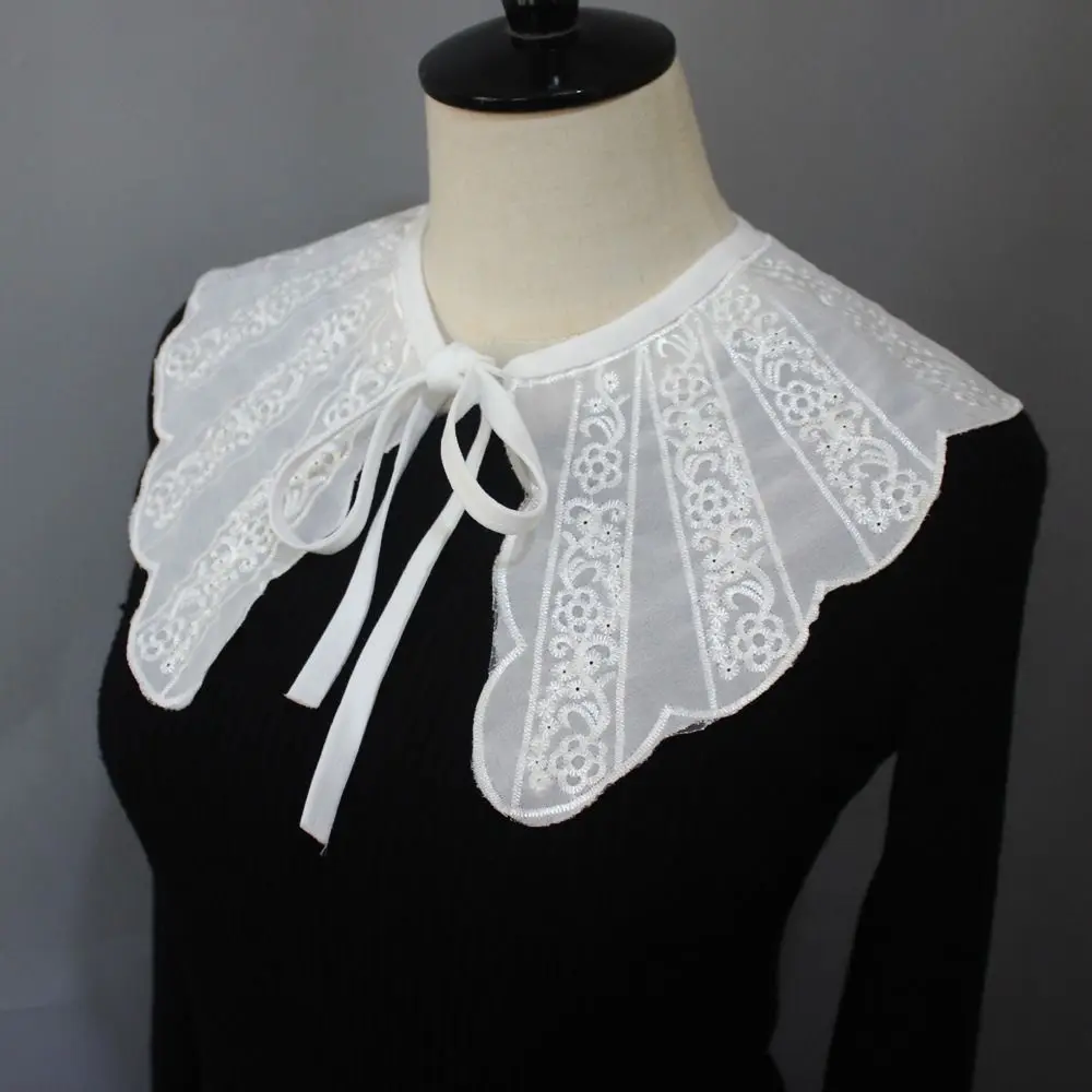 Nuevo Collar falso coreano, cuello de camisa desmontable, corbatas decorativas, accesorios de cuello falso hueco extraíble