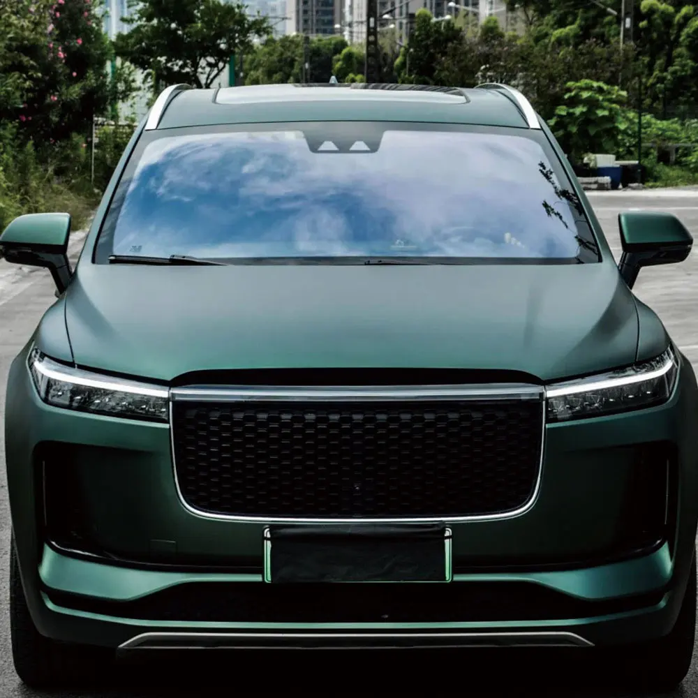 Super Matte Emerald Green PET Wrap Vinyl Film Car Whole Body DIY Color Decal Protective Cover Sticker Auto Tuning Accessories