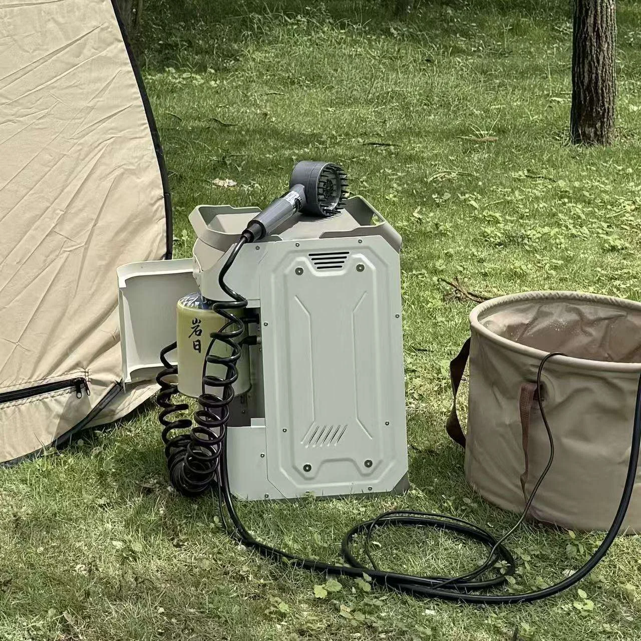 Powerhino Rechargeable 3L Waterproof Outdoor LPG Propane Gas Portable Instant Hot Water Heater For Camping RV Shower view 2