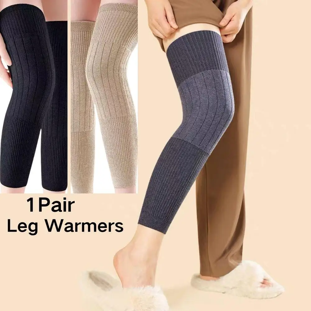 แผ่นรองเข่าขนแคชเมียร์คุณภาพสูง หนานุ่ม อุ่นสบาย ป้องกันลม กันหนาว สำหรับผู้หญิงและผู้ชาย