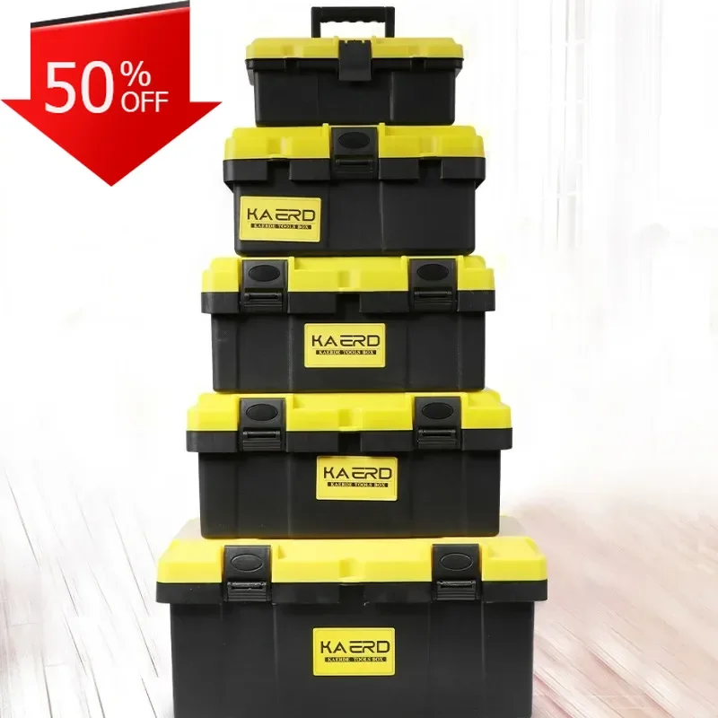 

Пустой ящик для инструментов, гаражный органайзер, ящик для инструментов, аутентичный органайзер, портфель, женское ведро с толстым ремнем, пластиковые коробки для хранения