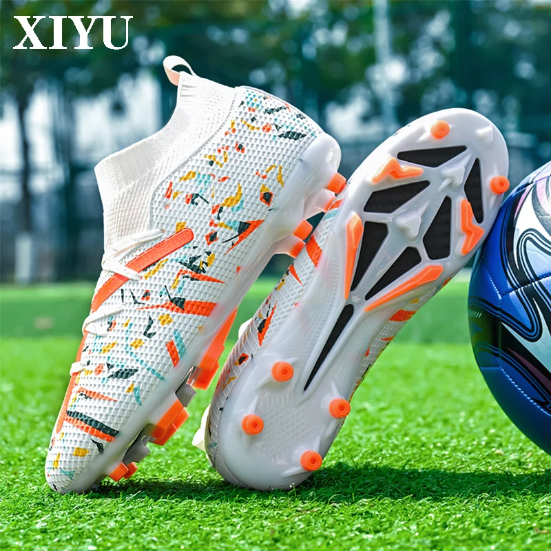 

XIYU Football Shoes Hot Sale Professional Five-a-side Grass Game Outdoor Training Ultra-light Non-slip Football Sports Shoes 46#