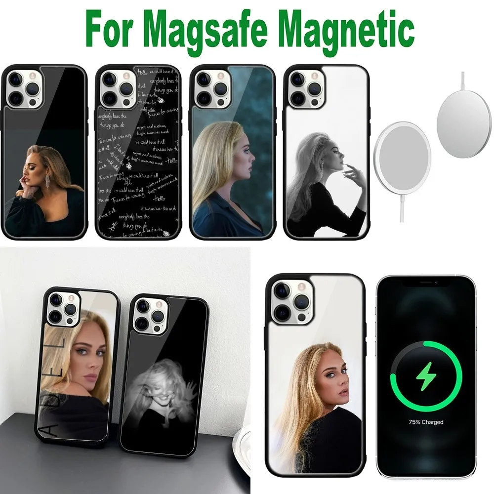 Singer A-Adele Phone Case For iPhone 16,15,14,13,12,11,Plus,Pro,Max,Mini Magsafe Magnetic Wireless Charging