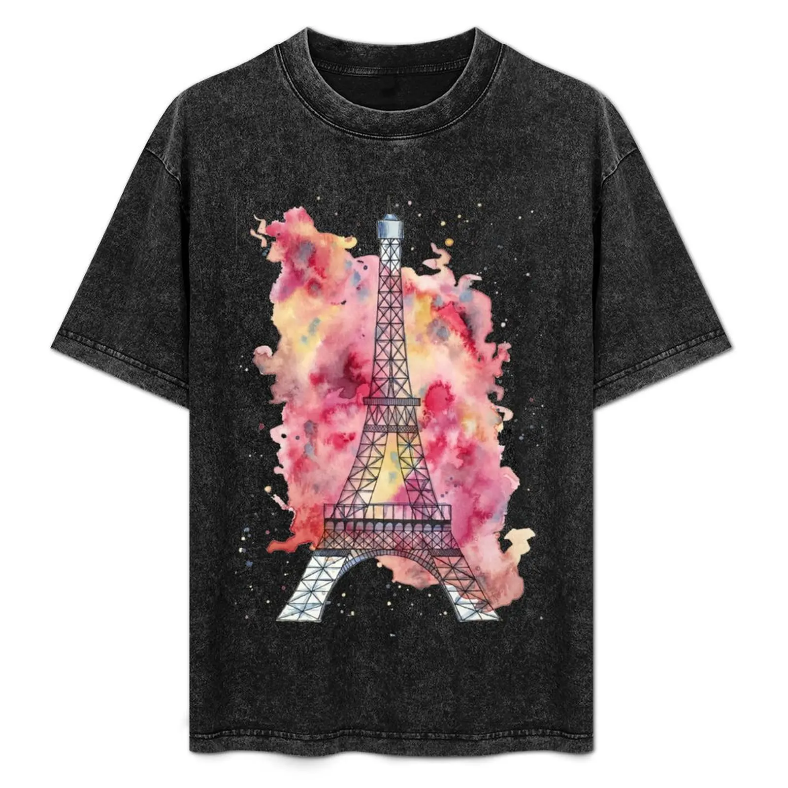 

The Eiffel Tower T-Shirt funny shirt cotton sublime football t shirt Men's t-shirts