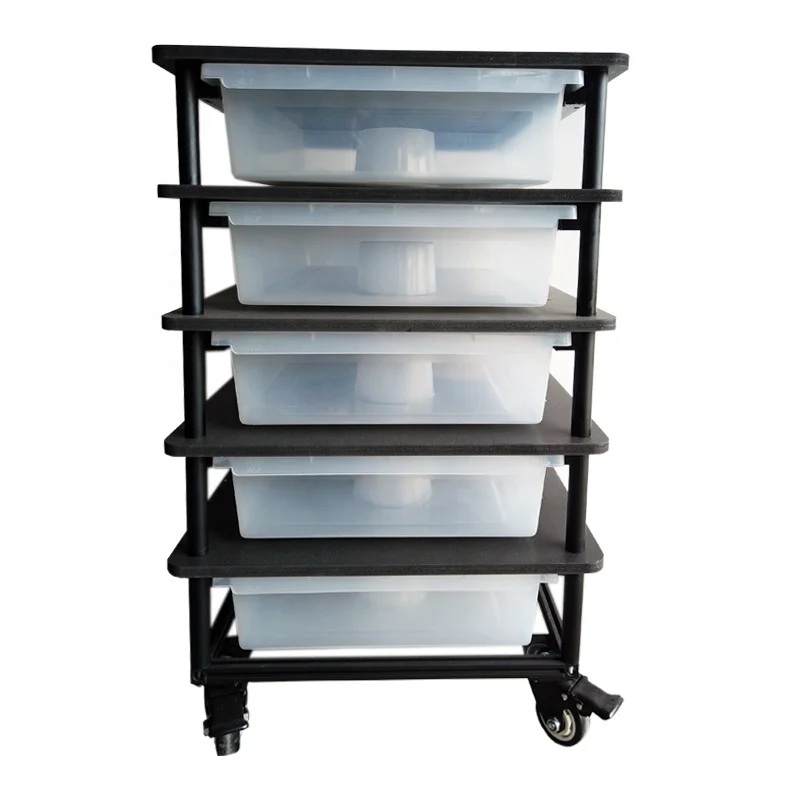 

Customization Reptile Basics Breeding Rack with Tub Snake Gecko Lizard Spliced Aluminum Vision Rack with Breeding Box