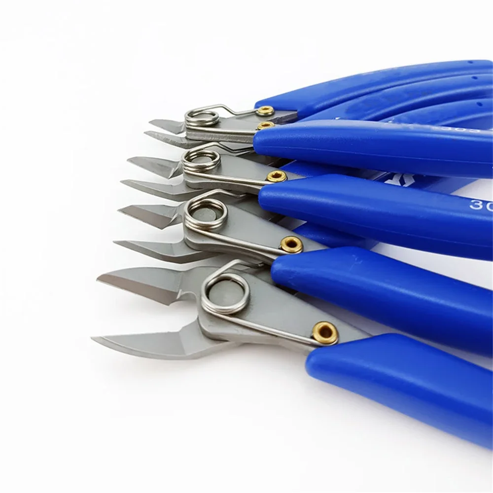 Bomurphy Flush Cutter, Drahtschneider, Micro Cutter Edelstahl-Seitenschneider, federbelastete Fichten-Schneidezange mit Silikongriff – Detail 9