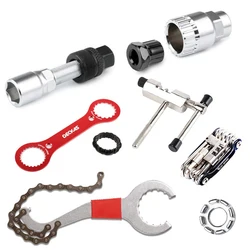 Bike Tool Kit Professional Bicycle Repair Tools Multifunction Bike Bottom Bracket Remover Wrench 10 in 1 Tool Chain Breaker