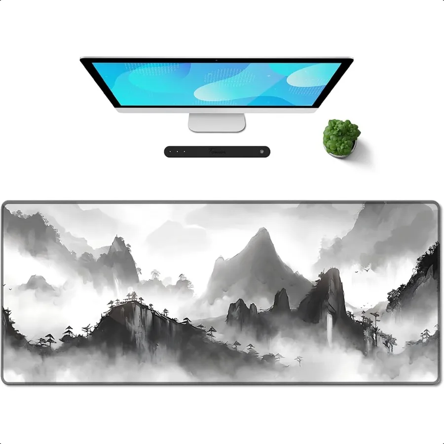 

Gaming Mouse Pad XXL XL Large Long Extended Big Mousepad NonSlip Rubber Keyboard Mouse Pad with Stitched Edges for Laptop Home