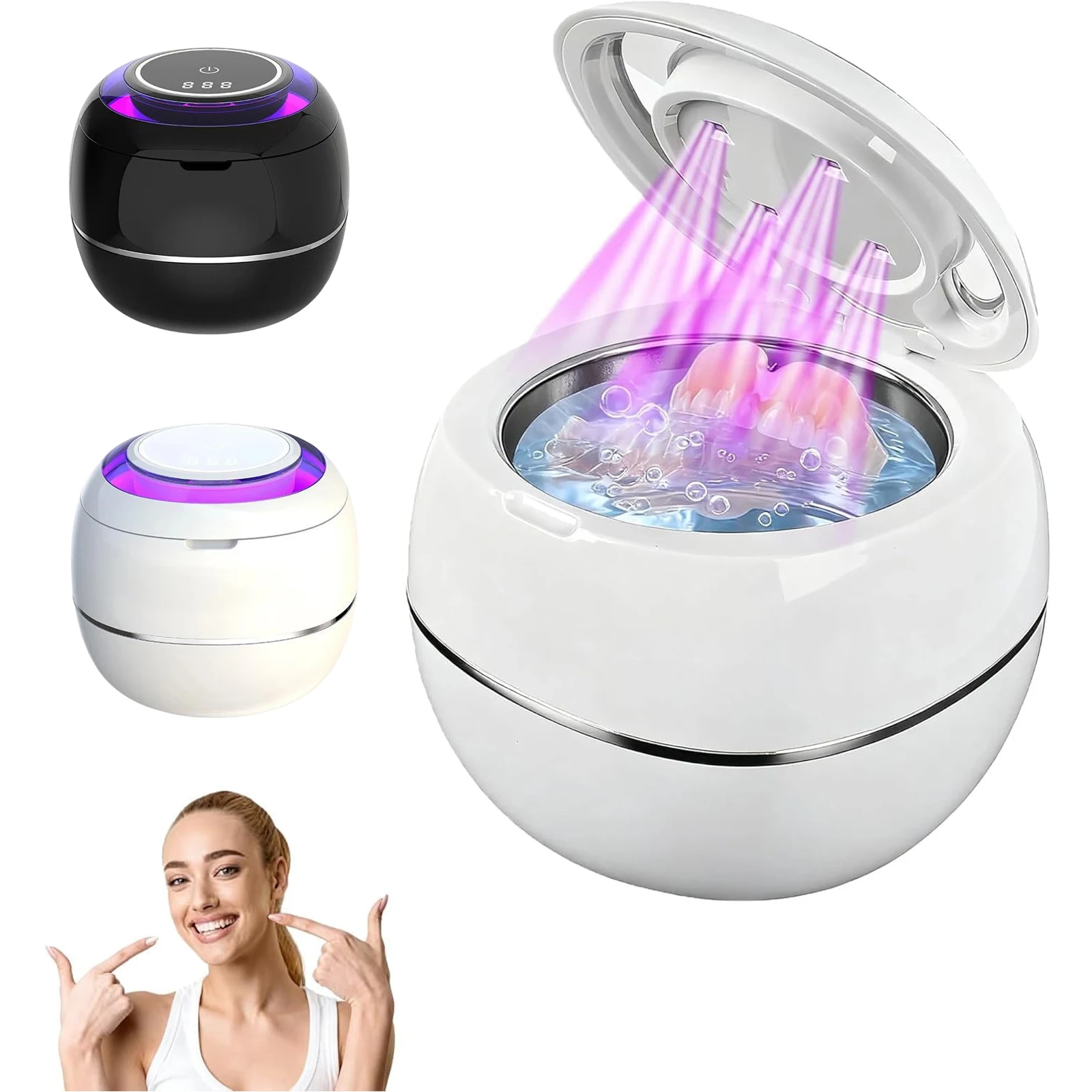 

Denture Cleaning Case Suitable For Dentures Mouthguards And Jewelry Denture Cleaning Case Keeping Your Dentures Fresher