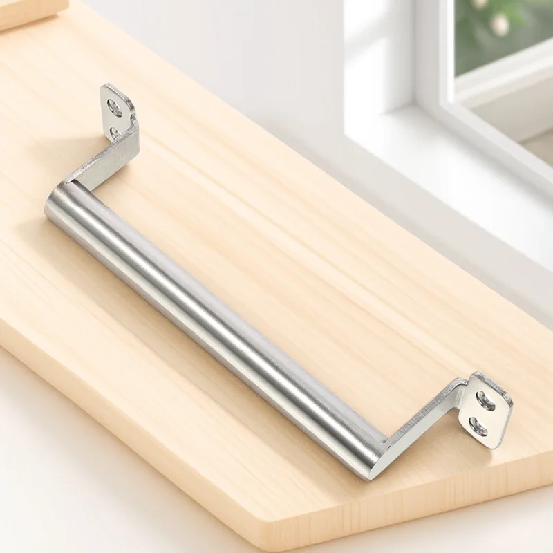 

Stainless Steel Cabinet Pull Handles Round Edge Corrosion Resistant Durable Ergonomic Drawer Knobs For Kitchen Bedroom Furniture
