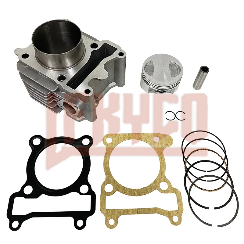 Scooter 58.5mm Big Bore Cylinder Kit Motor for Yamaha JOG100 RS100 RSZ100 ZY100 BWS100 4VP 125cc Upgrade Motoblock Engine Parts