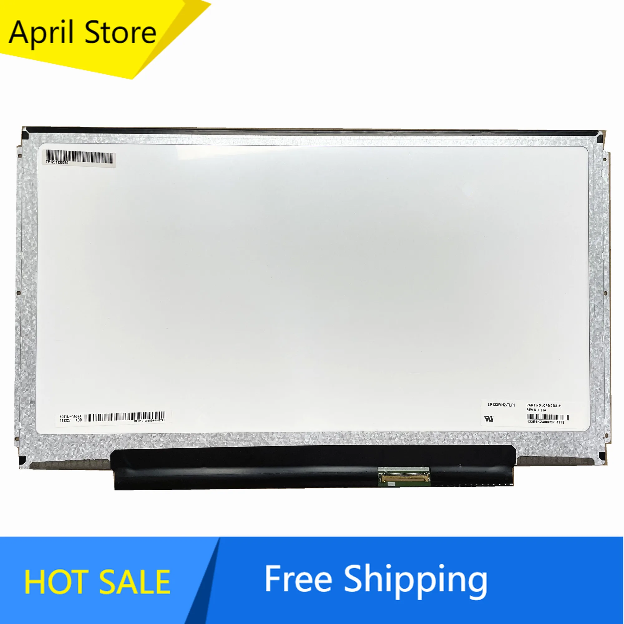 Pantalla LCD para portátil LP133WH2-TLF1 compatible con LP133WH2-TLM2 TLL3 B133XW03 V.0 V.1 V.4 V.5 LP133WH2-TLHA TLGA, LVDS de 40 pines