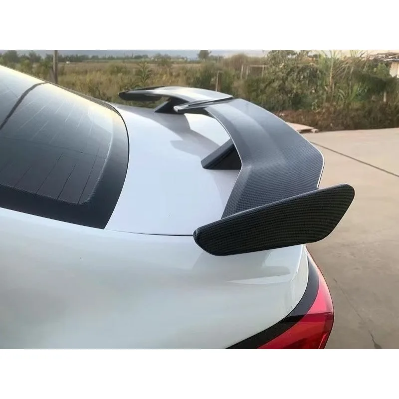 

For Universal Sedan Cars High Gloss Large Rear Spoiler Adhesive Installation No Drill Sports Style Exterior Styling Upgrade Wing