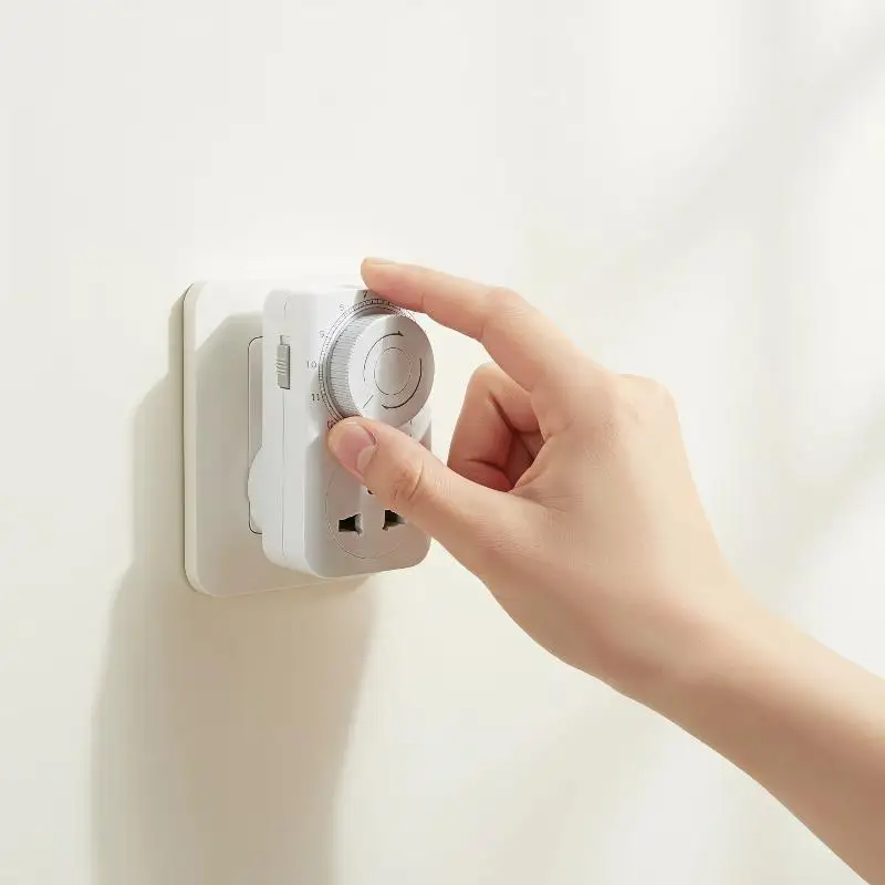 New Universal Grounded Countdown Timer Socket 13H Auto Power Off For Home Small Appliances Save Energy
