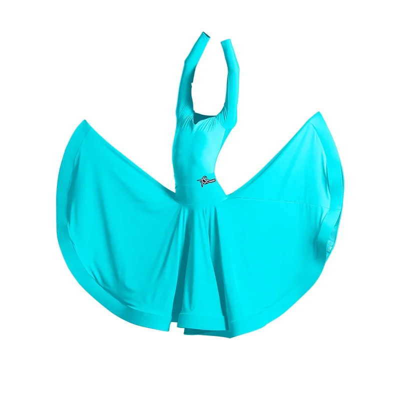 Herfst Blauw/Paars Tango Wals Dansen Kleding Standaard Competitie Danskleding Oefenkleding Meisjes Ballroom Danskostuum