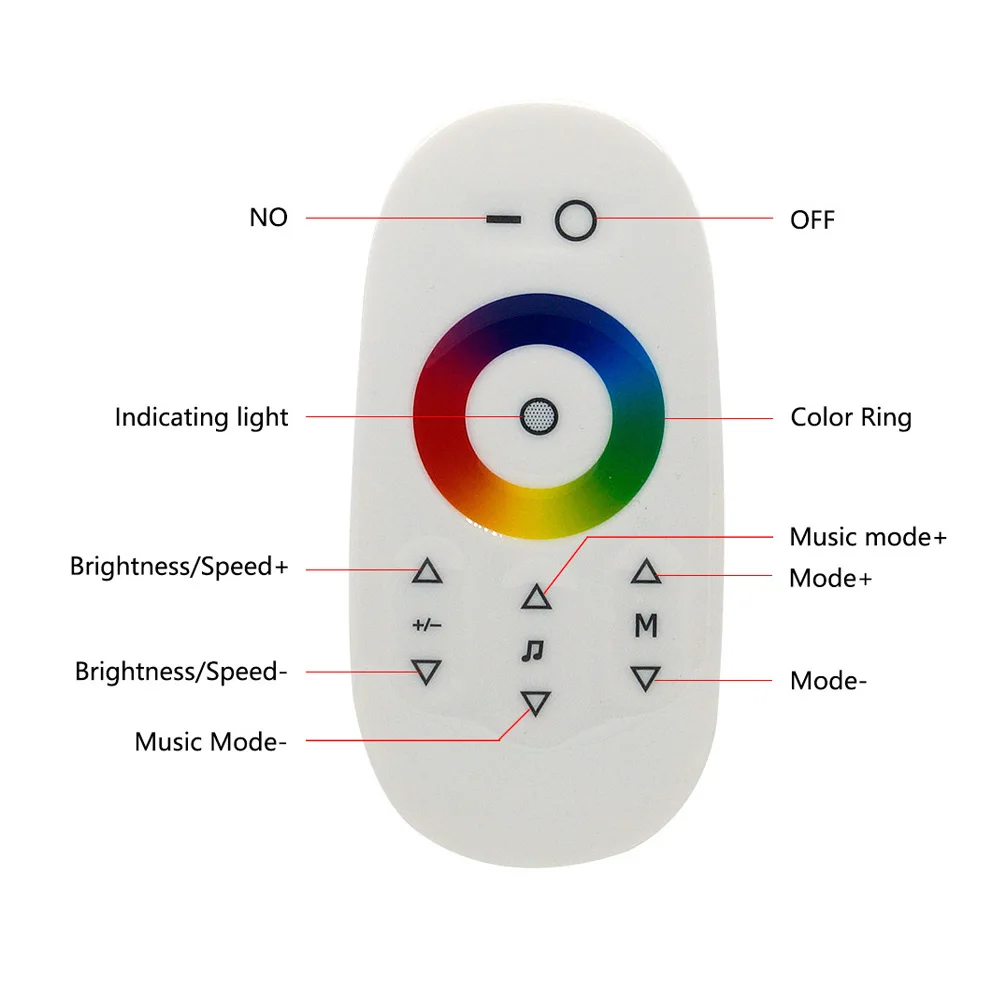 Amazon Alexa Google Assistant Controller Wifi Alice Tuya con telecomando DC12-24V 6A per striscia luminosa per piscina a LED RGB