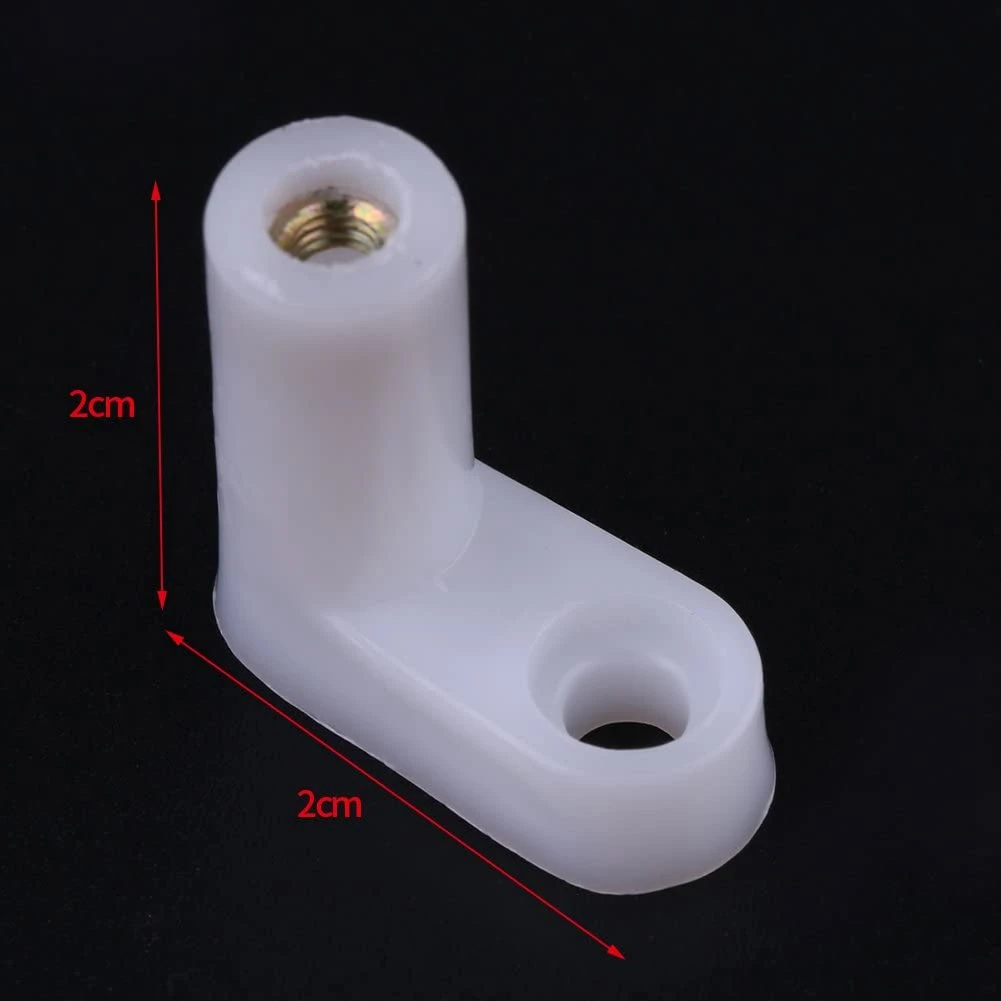 HFES 100, ножки для печатной платы, белые пластиковые L-образные ножки, используемые для фиксации пластиковых L-образных ножек материнской платы игровой консоли