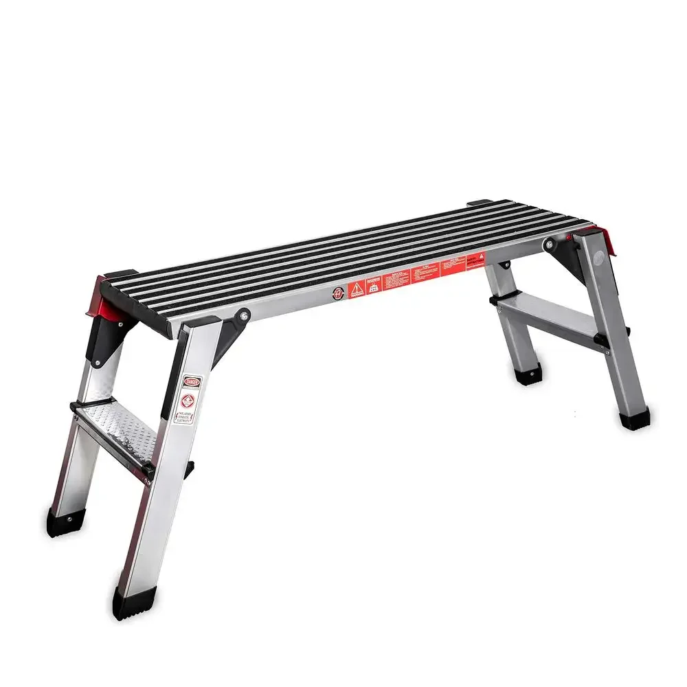 Standard Step Stool Folding Foot Stool Ladder Or Work Bench For Auto Detailing Garage DIY Tool & Household Projects Use During