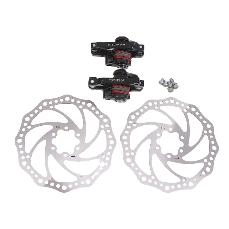 AliExpress NONE Aluminum Alloy Bike Disc Brakes Mountain Bike Folding E-bikes Extended Drive Arm Stable Braking with 160mm Rotor Brake Caliper