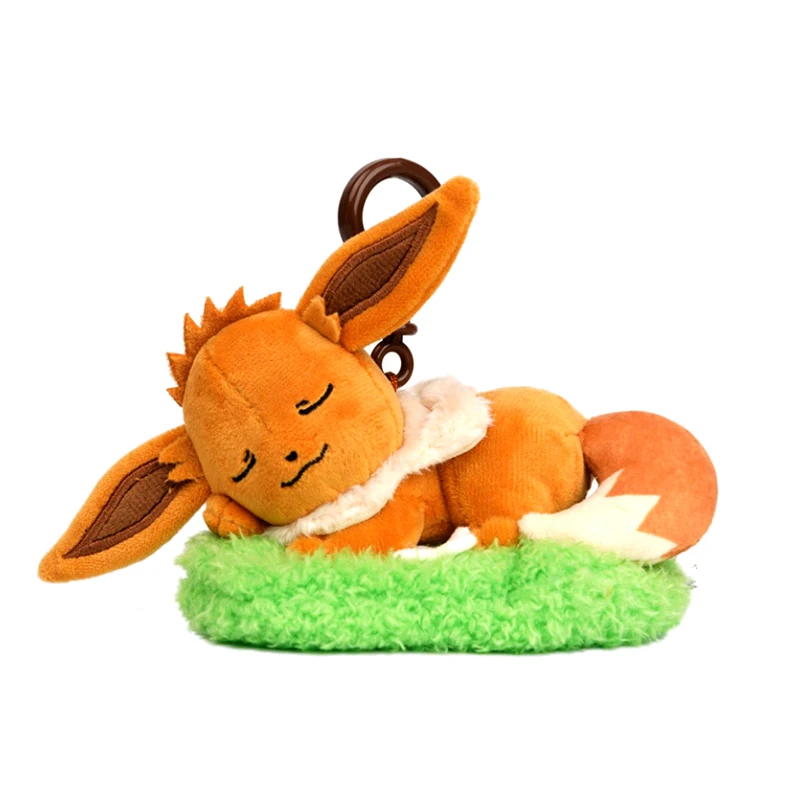 Animal Pokemon Pikachu Eevee Bulbasaur Charmander Jigglypuff Squirtle Kawaii Plush Toys Pendant Keyring Keychain Birthday Gifts