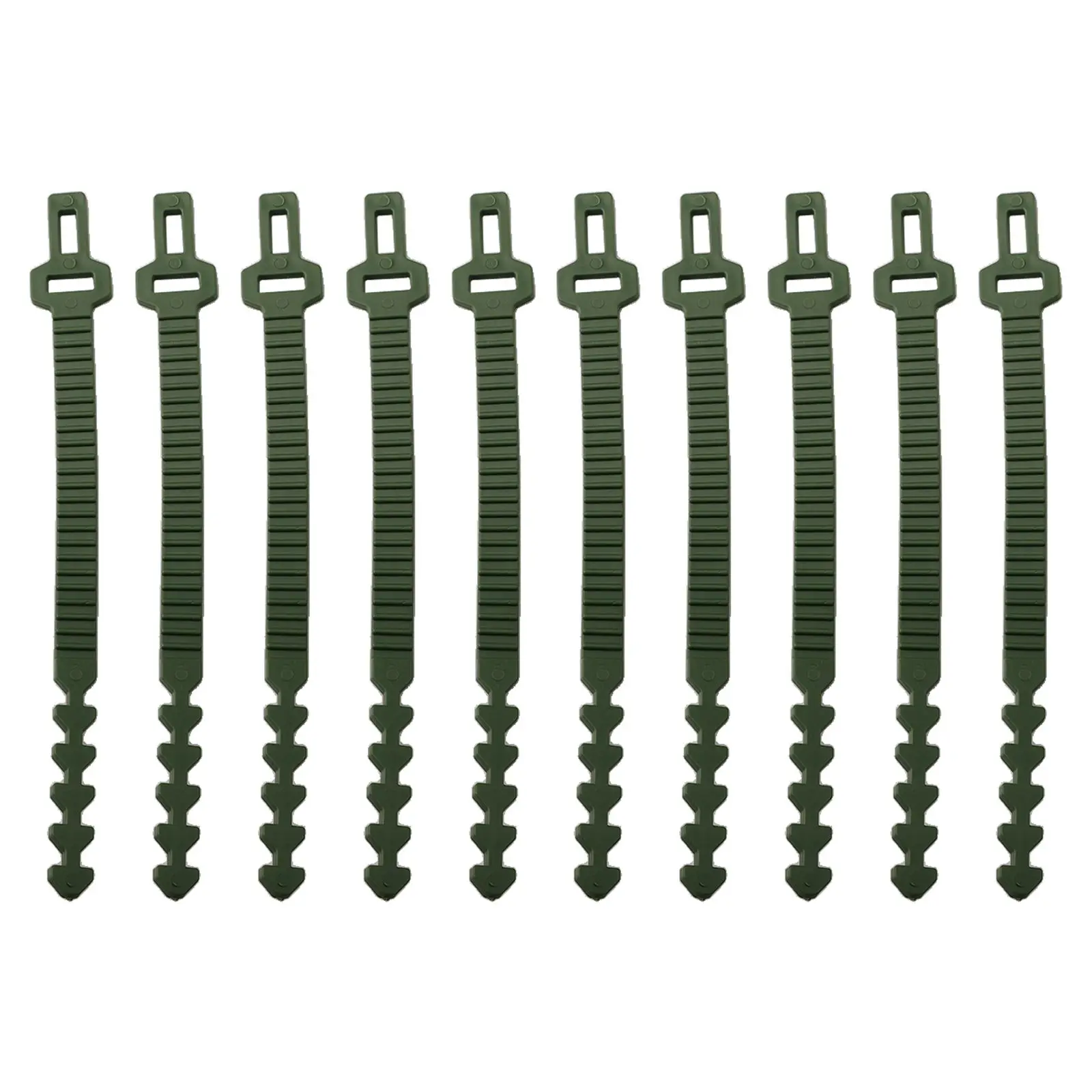 

Brand New Garden Tie Plant Adjustable Clips Home Outdoor Plant Ties Straps Supports Tape 10PCS 24cm Accessories