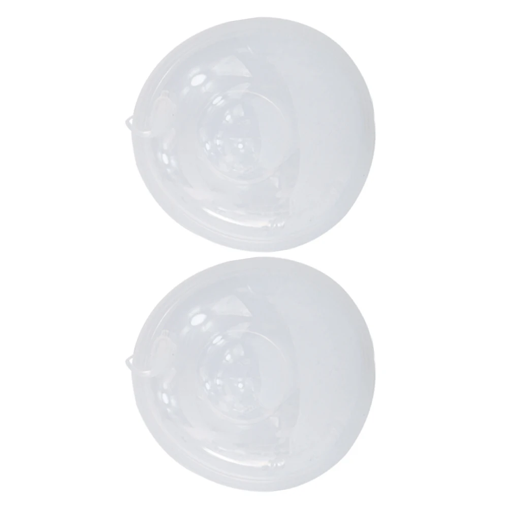 2Pcs 웨어러블 유방 수집기 55ml 실리콘 우유 캐쳐 재사용 가능한 LeakProof 간호 컵 모유 쉘 수동 펌프