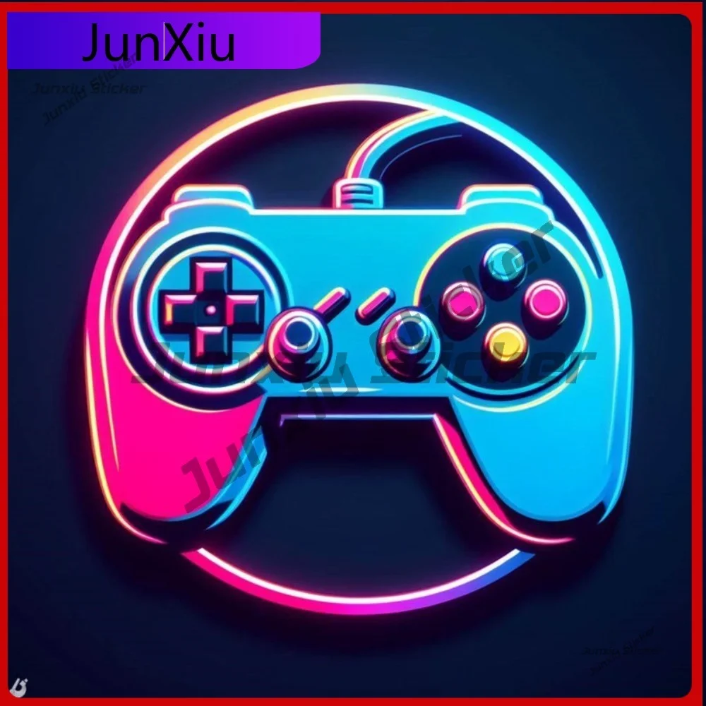 

Unique Gaming Sticker game controller Decal Waterproof UV Resistant Vinyl Decoration Sunproof Durable Outdoor Surface