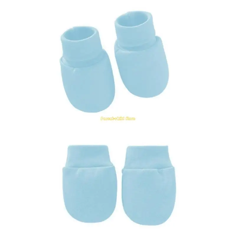 WXTD однотонные весенне-осенние летние однослойные варежки, носки, теплая шапка-бини