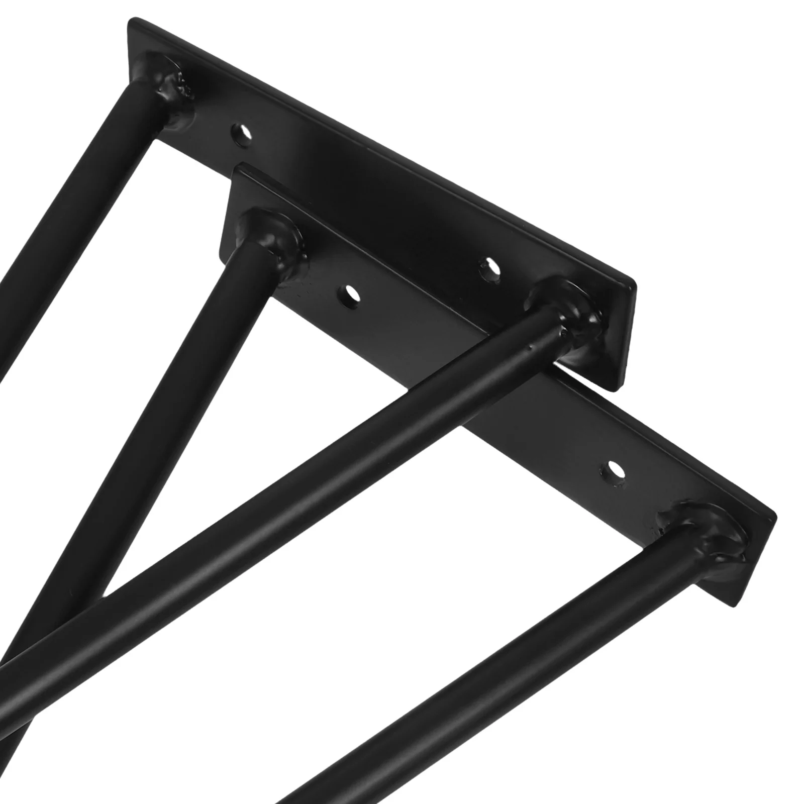 2 Pcs Table Legs Side Coffee Furniture Replacement Chair Dining Metal for Hollow